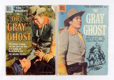 (2) THE GREY GHOST COMICS- 1959