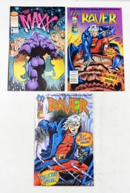 (2) RAVER #1 w/FOIL VARIATION plus MAXX