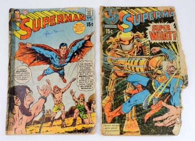 (2) 1970 DC SUPERMAN NO. 229 & 231 COMICS