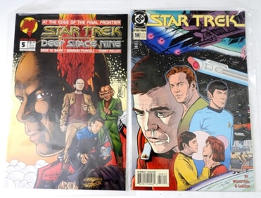 (2) MODERN STAR TREK COMICS