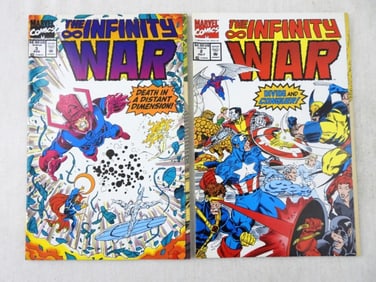 (2)MARVEL #2 & #3 INFINITY WAR COMICS