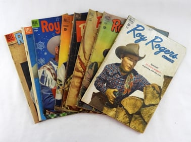 (8) ROY ROGERS COMICS- 1949-1955