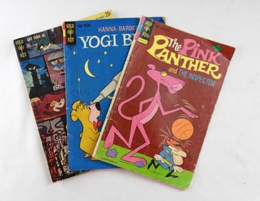 (3) GOLD KEY CARTOON LOT- 1960-1975