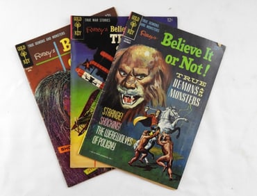 (3) RIPLEYS BELIEVE IT OR NOT- 1960'S