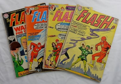 (4) DC COMICS "FLASH" COMIC LOT