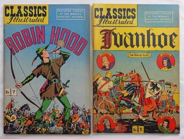 (2) CLASSIC ILLUSTRATED ROBIN HOOD No 7