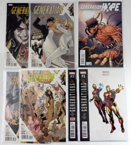 (7) MARVEL GENERATIONS COMICS