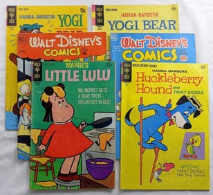 (6) VINTAGE DELL, GOLD KEY & DISNEY