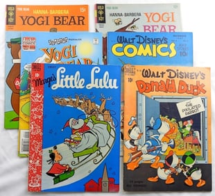 (6) VINTAGE DELL, GOLD KEY & DISNEY