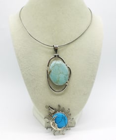 ALPACA TURQUOISE 925 NECKLACE +