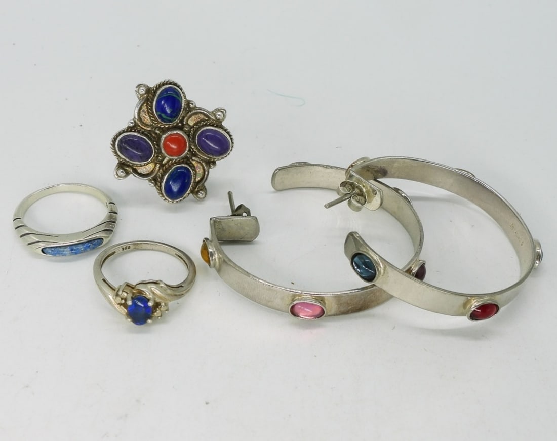 VTG SOUTHWEST RINGS & EARRINGS 925 (1 of 2)