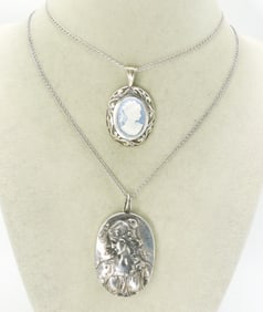 925 & 999 CAMEO NECKLACES
