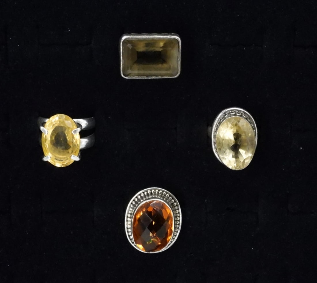 BRIGHTON 925 RING & 3 OTHER RINGS (1 of 3)