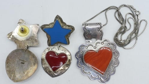 TAXCO 925 PENDANT & MEXICO EARRINGS