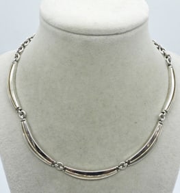 MOVADO 925 / 750 MODERNIST NECKLACE