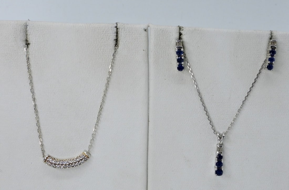 PETITE SAPPHIRE STERLING SET & MORE (1 of 3)