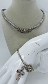 BJC S. BENHAM NECKLACE & BRACELET 925