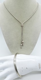 HANDWROUGHT STERLING BANGLE +