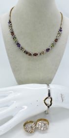 GOLD TONE 925 BRACELET, RINGS & MORE