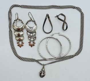 CREED 925 RELIGIOUS NECKLACE / EARRINGS