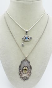 EVIL EYE STERLING NECKLACE & MORE