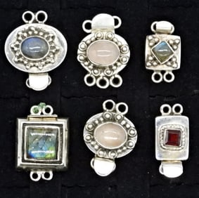 STERLING CLASPS - LABRADORITE & MORE
