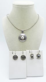 TAXCO PENDANT & EARRINGS 925