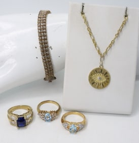 STERLING GOLD TONE RINGS & MORE