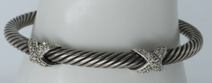 DAVID YURMAN DIAMOND 925 18K BRACELET