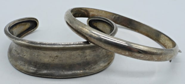 (2) STERLING BRACELETS