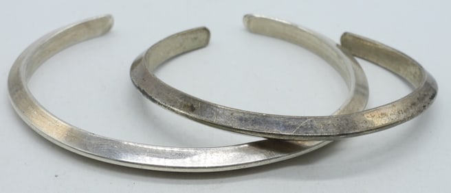 (2) CHARL-BELL STERLING BRACELETS