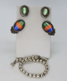 INCREDIBLE TAXCO 925 EARRINGS / BRACELET