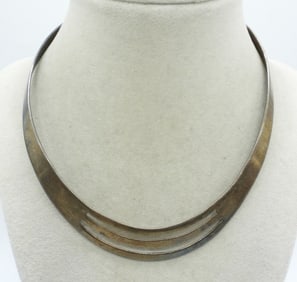 VTG STERLING COLLAR NECKLACE