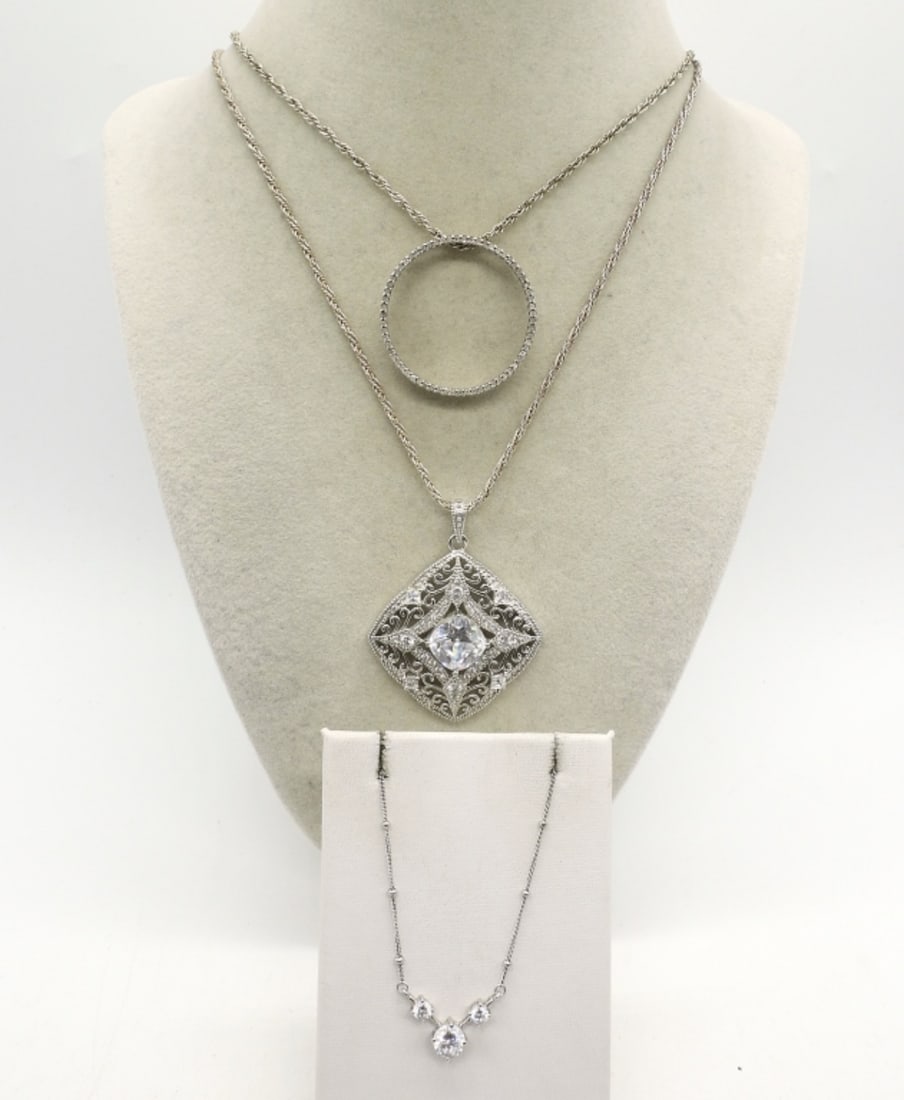 1/2 CT DIAMOND 925 NECKLACE & MORE (1 of 5)