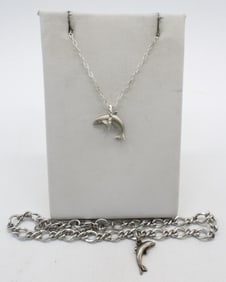 STERLING DOLPHIN NECKLACE / BRACELET
