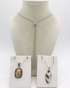 OYSTER COPPER TURQUOISE NECKLACE +