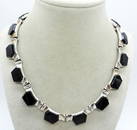 TAXCO BLACK ONYX 925 NECKLACE