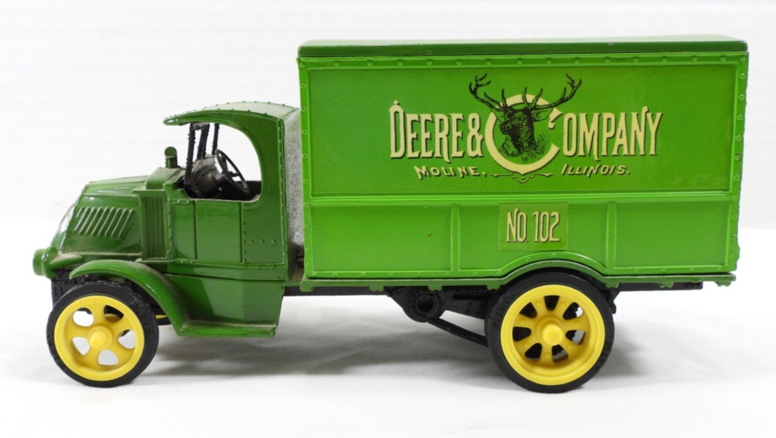 1925 REPLICA VINTAGE JOHN DEER COIN BANK: 1925 VINTAGE JOHN DEER COIN BANK