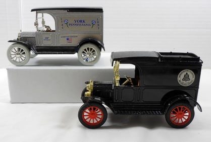 (2) VINTAGE CAR COIN BANKS