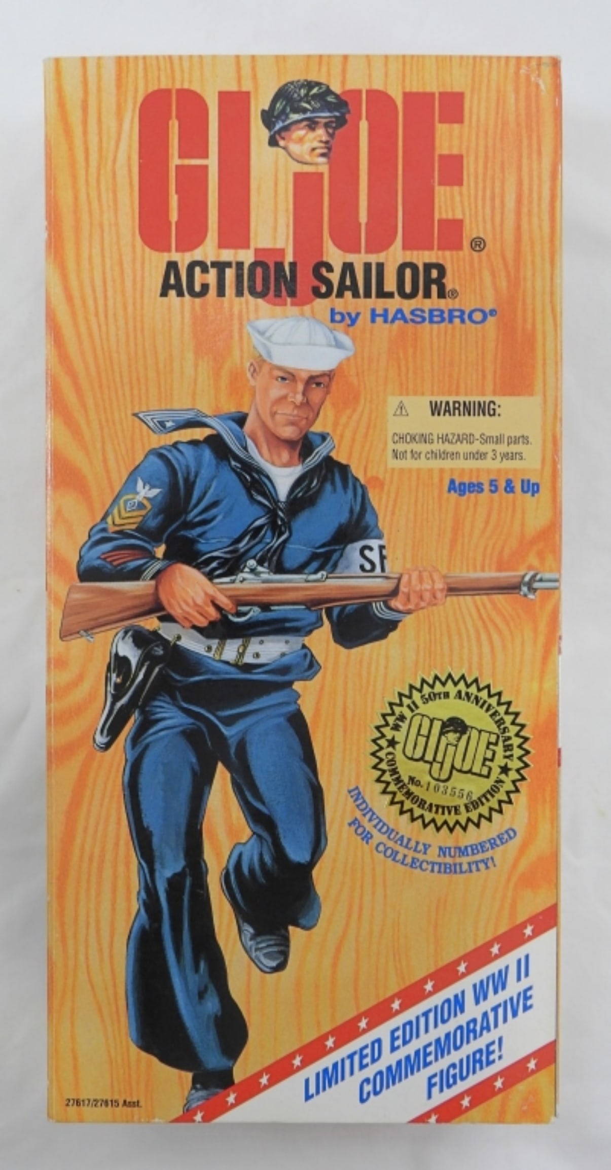 1964-65 G.I. JOE ACTION SAILOR BY HASBRO: 1964-65 G.I. JOE ACTION SAILOR BY HASBRO IN GREAT CONDITION IN ORIGINAL BOX