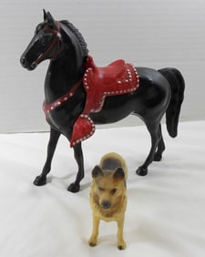 VTG 50' HARTLAND BULLET THE DOG PLUS A HORSE