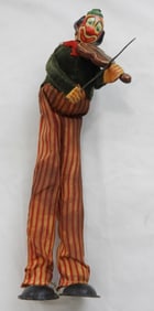 RARE 1950S TPS JAPAN WIND UP CLOWN