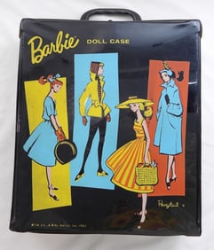 VINTAGE 1961 BARBIE AND DOLL CASE