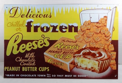 1999 REESES PEANUT BUTTER CUP AD POSTER