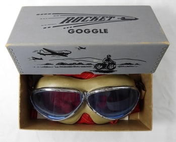 VINTAGE HB "ROCKET" GOGGLES with CAP