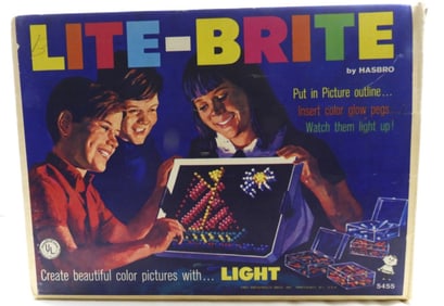 #5455 LITE-BRITE by HASBRO 1967 in BOX