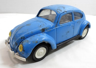 VINTAGE 1960s TONKA VW BLUE BEETLE BUG