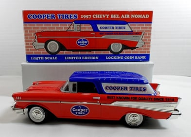 COOPER TIRES 57 BEL AIR NOMAD COIN BANK