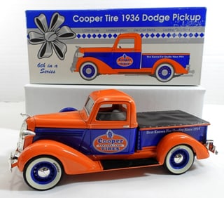 COOPER TIRES 1936 DODGE PICKUP LOCK COIN BANK