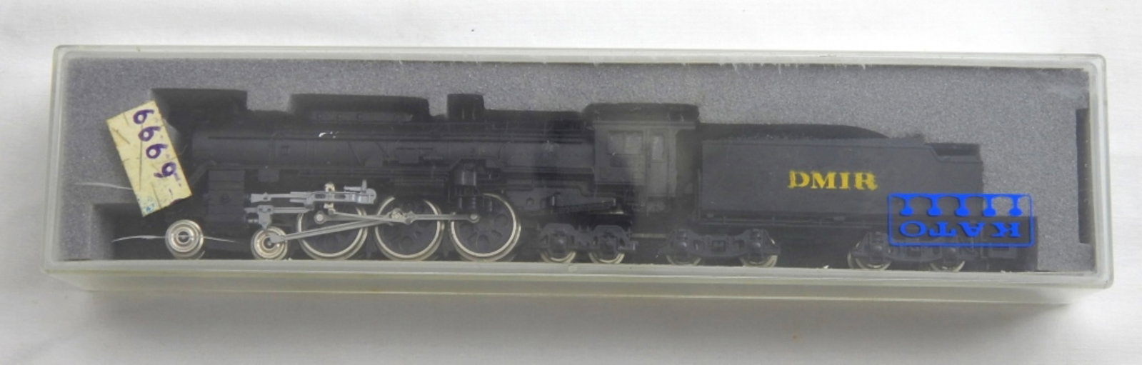 N SCALE KATO 2003 M C62 ENGINE & CAR: JAPAN WRITING ON ORIGNAL CASE BACKING - NEW OLD STOCK